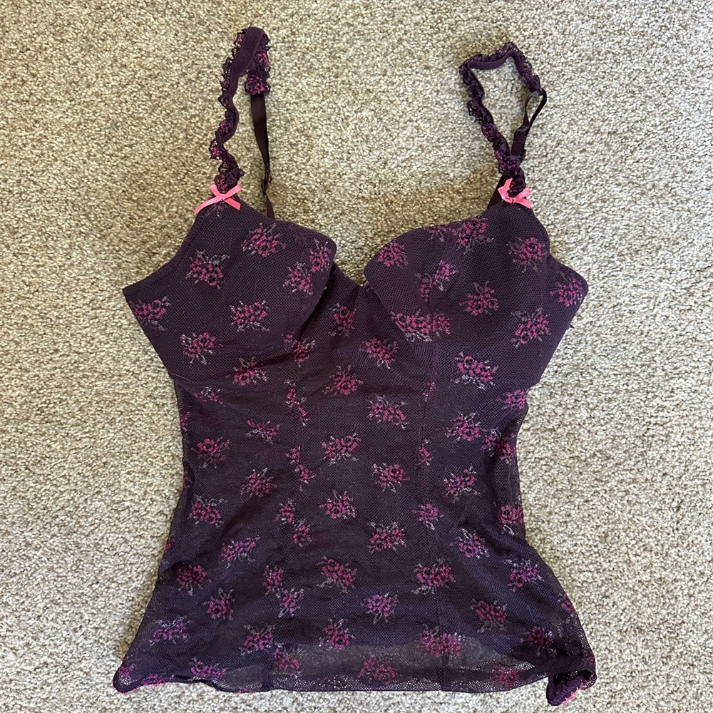 Intimissimi Purple Floral Camisole